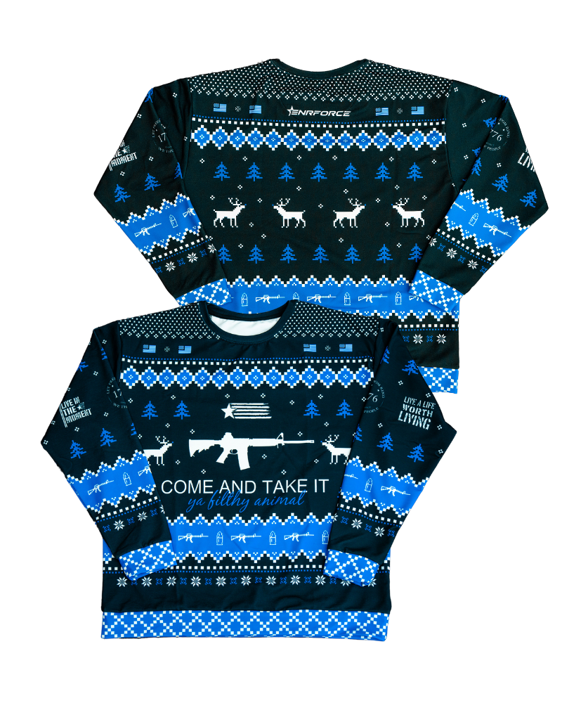 Come & Take It Christmas Sweater.