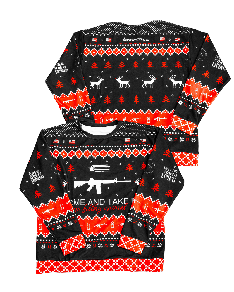 Come & Take It Christmas Sweater.