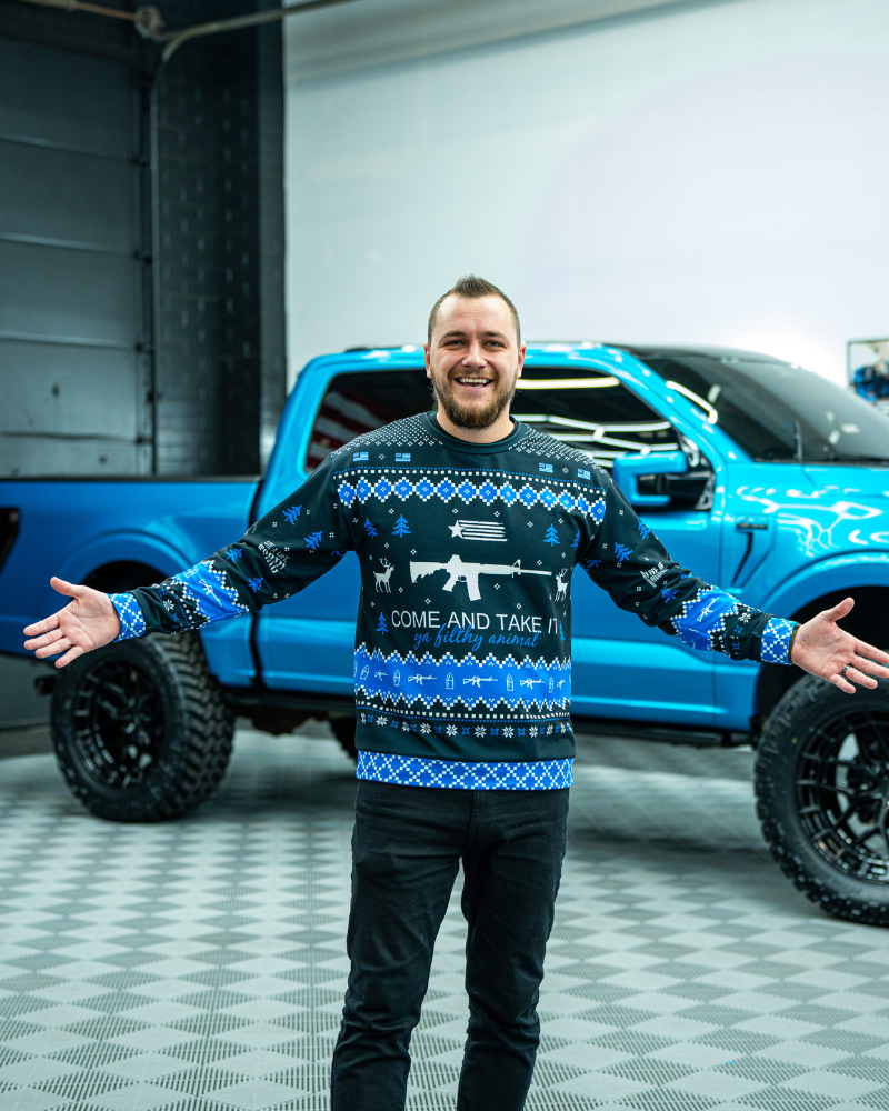Come & Take It Christmas Sweater.