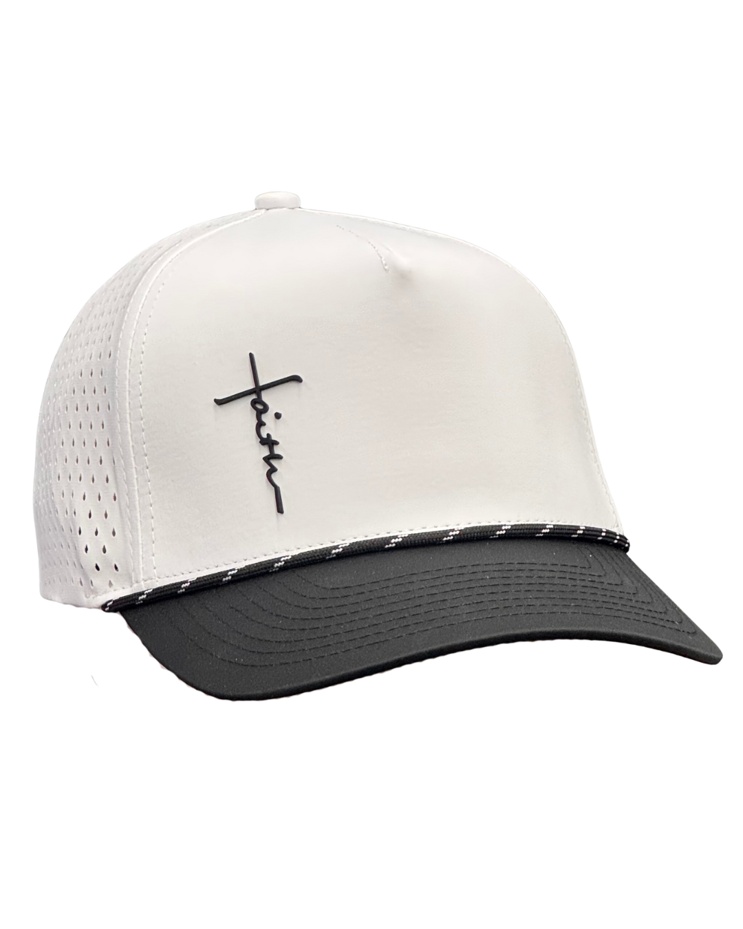 Faith Snapback - White