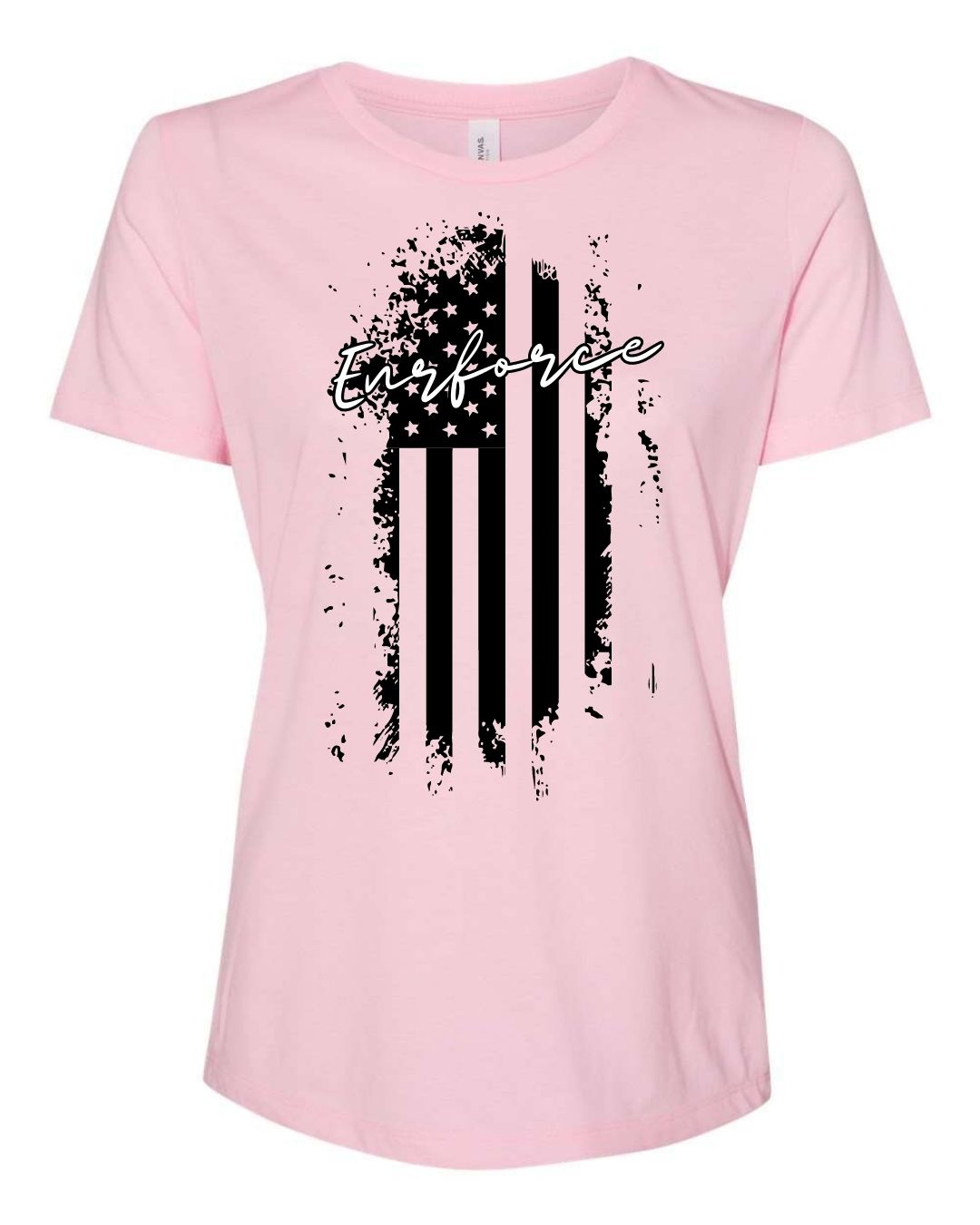 Ladies Distressed Flag Tee