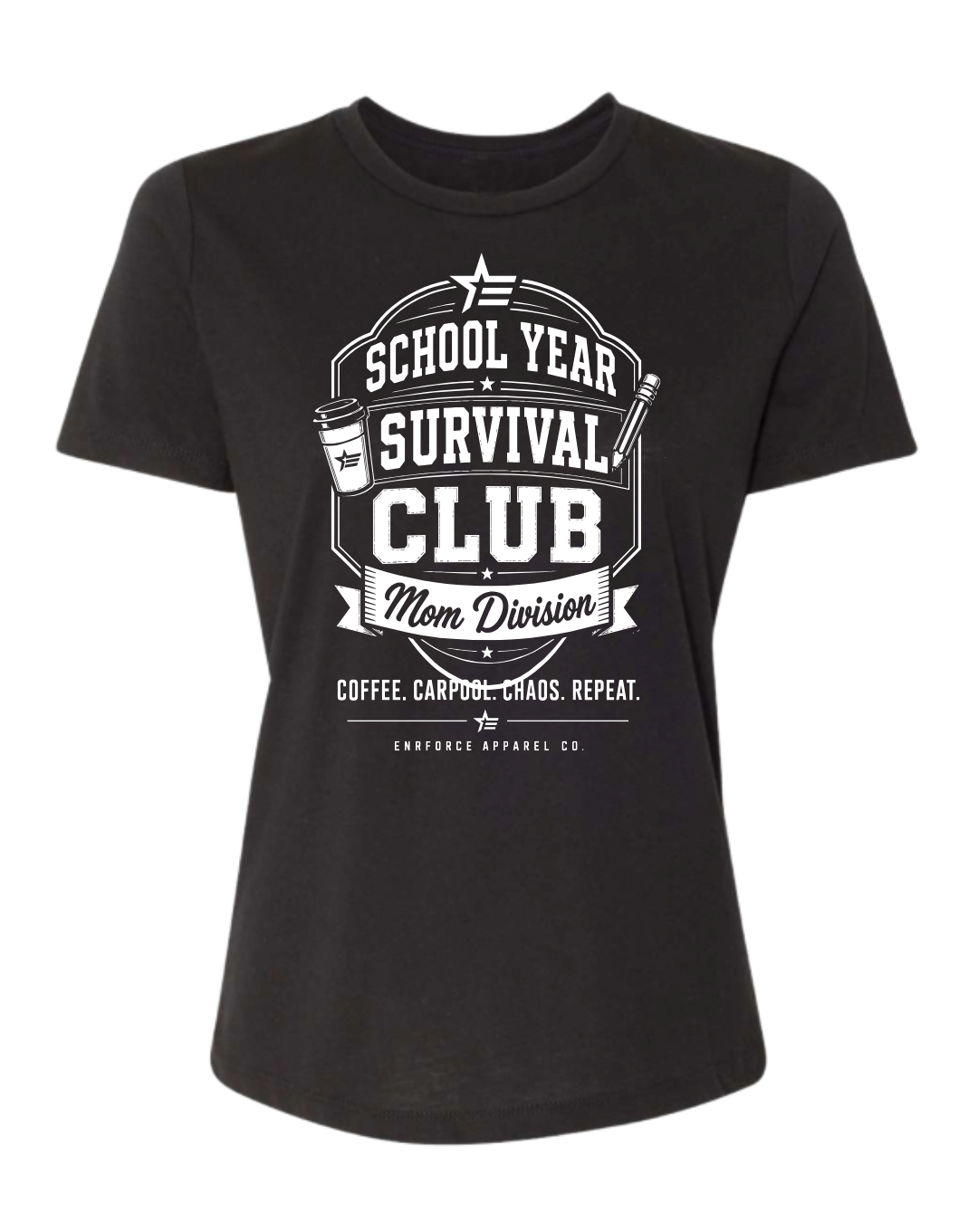 School Year Survival Club Tee - Mom Division