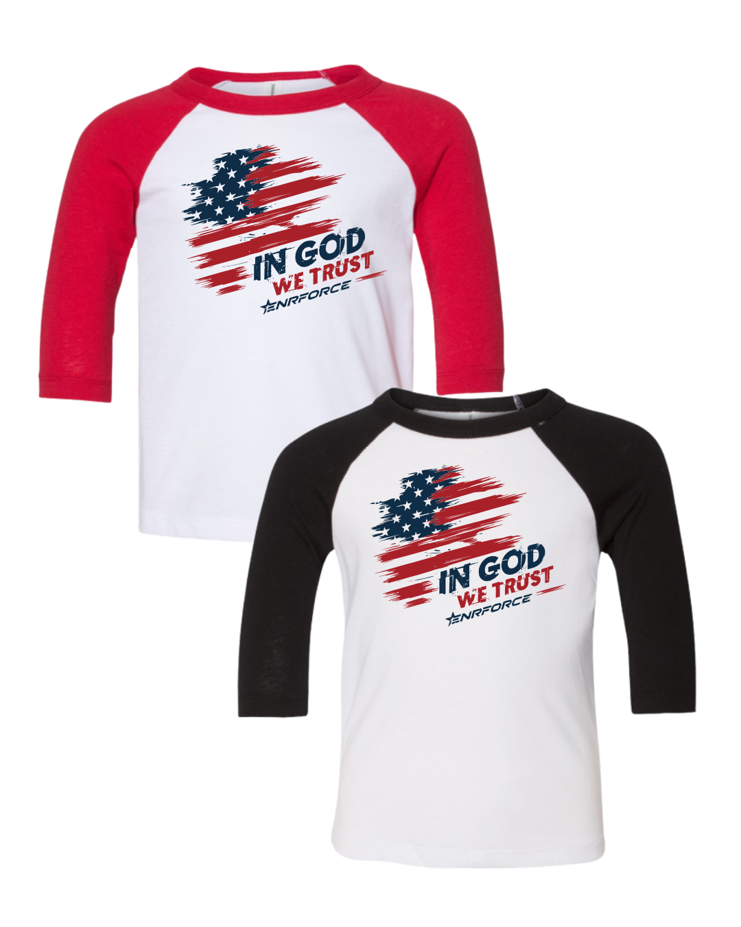 Toddler In God We Trust Tee 2T-5T