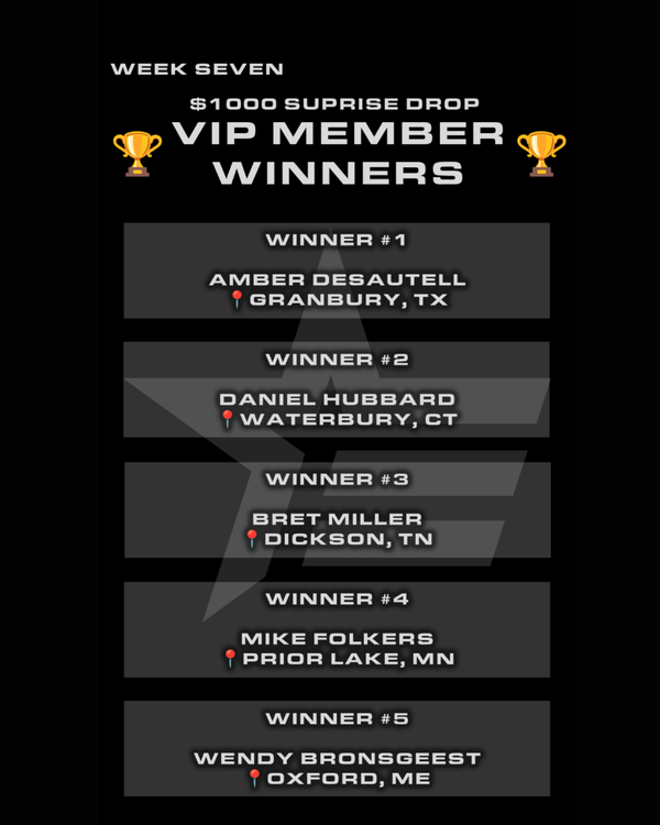 💸 VIP SURPRISE DROP: WEEK 7 WINNERS ARE IN 🎉🔥 - ENRFORCE