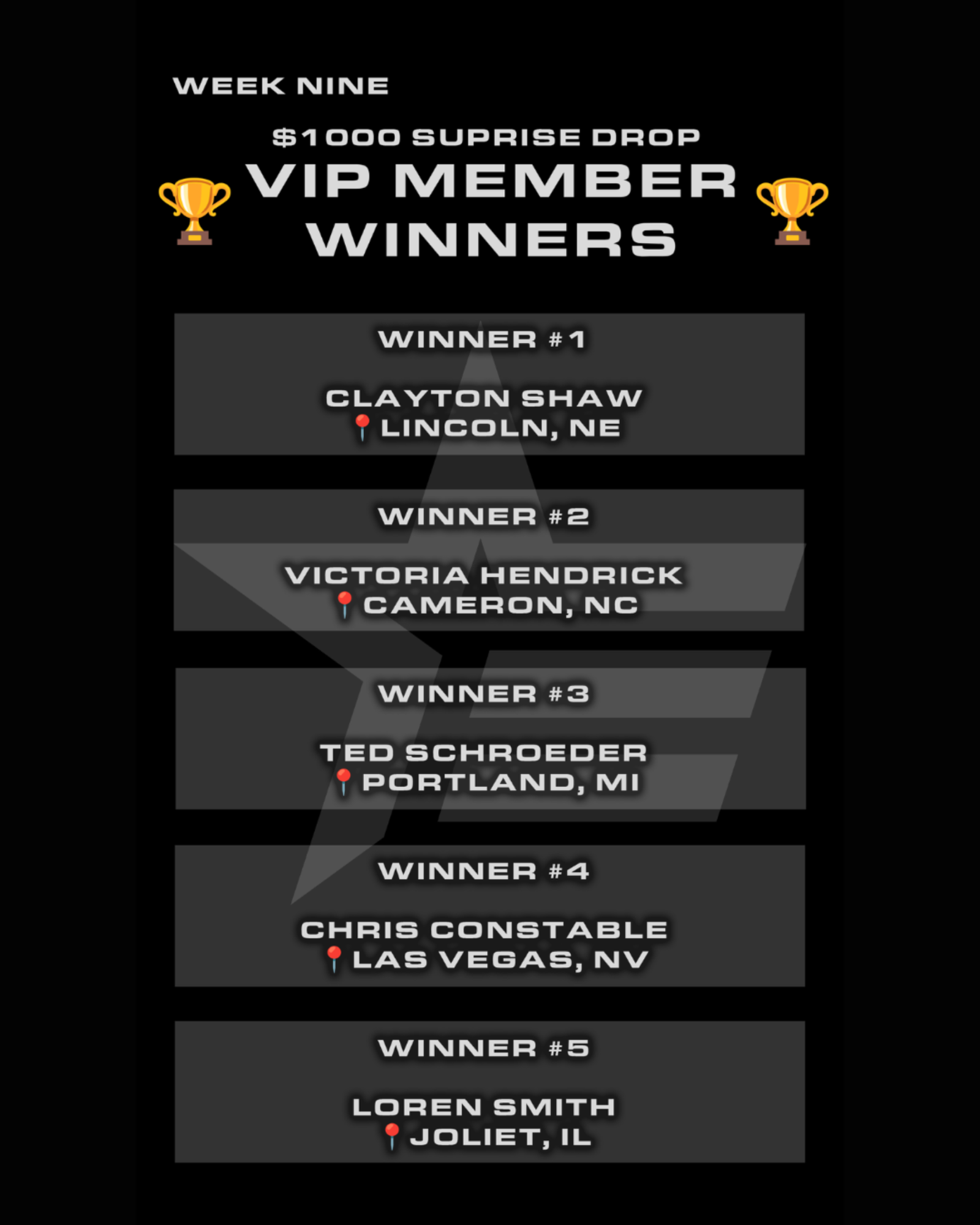 Week 9 VIP Surprise Drop : 5 More VIP Calls Went Out📞💰