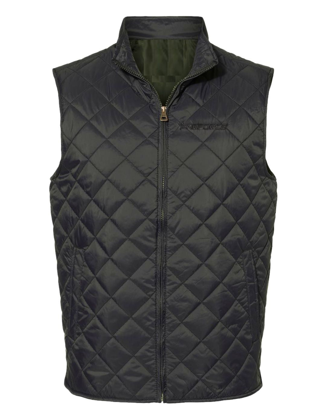 Quilted Embroidered Vest - ENRFORCE Quilted Embroidered Vest - ENRFORCE