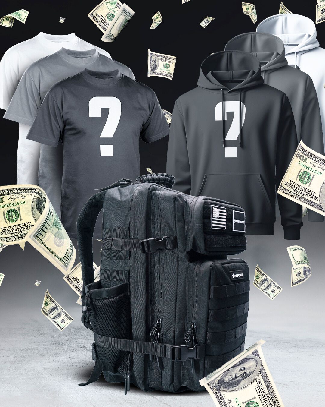 Mystery Cash Loaded Backpack