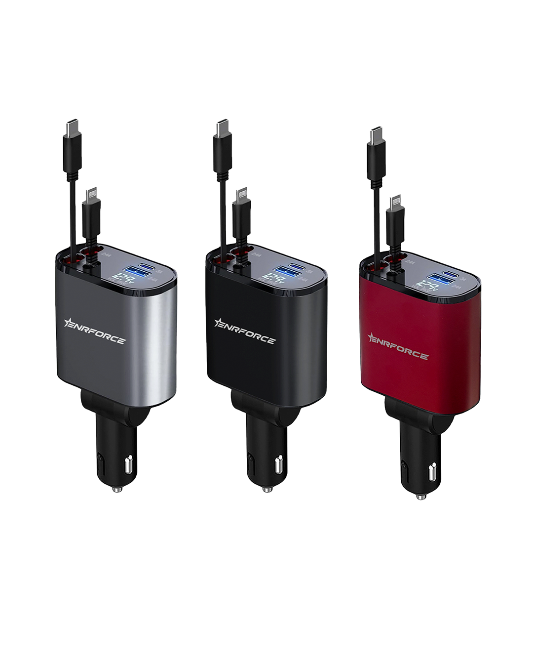 4 in 1 Car Charging Port