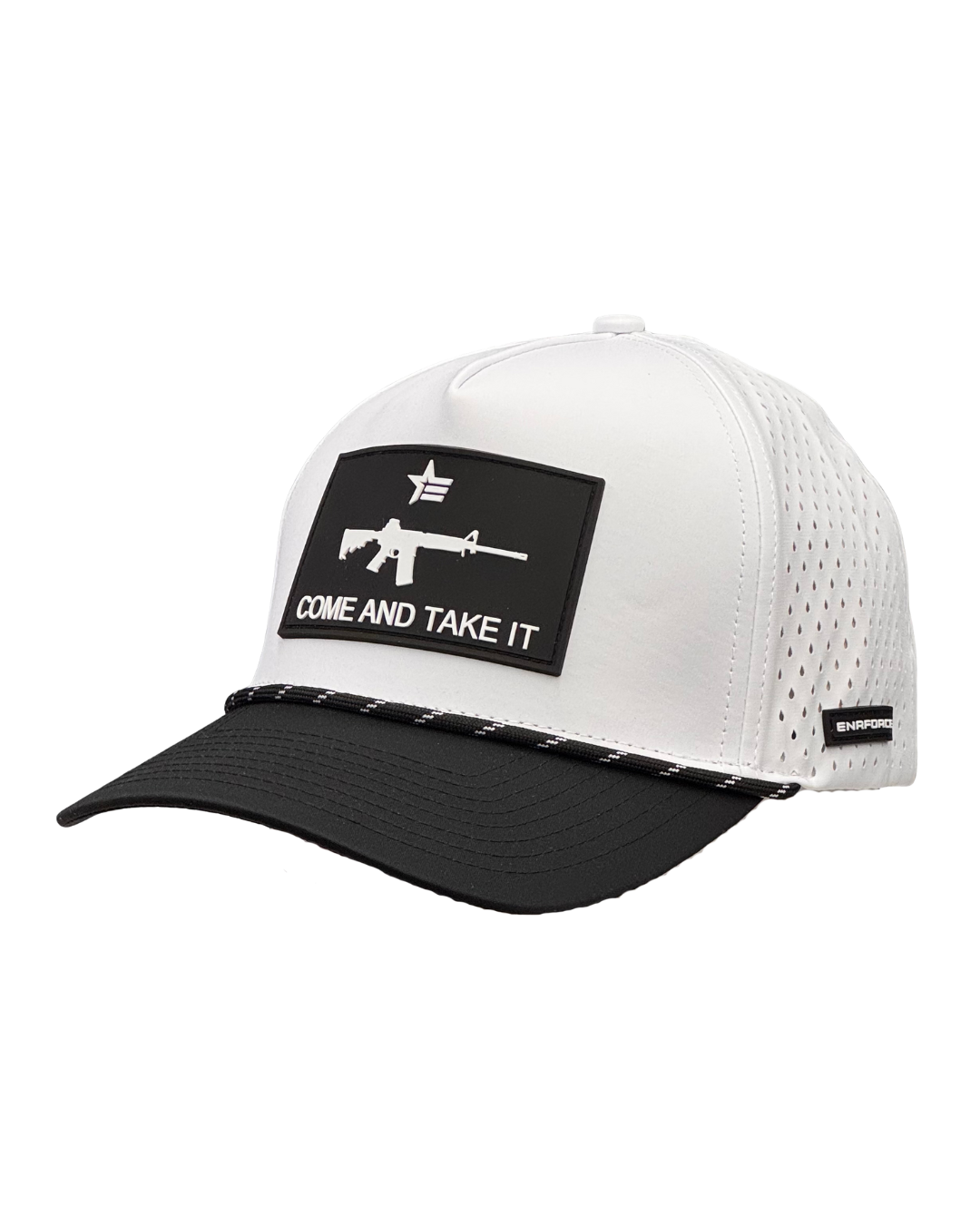Come and Take It Snapback - White