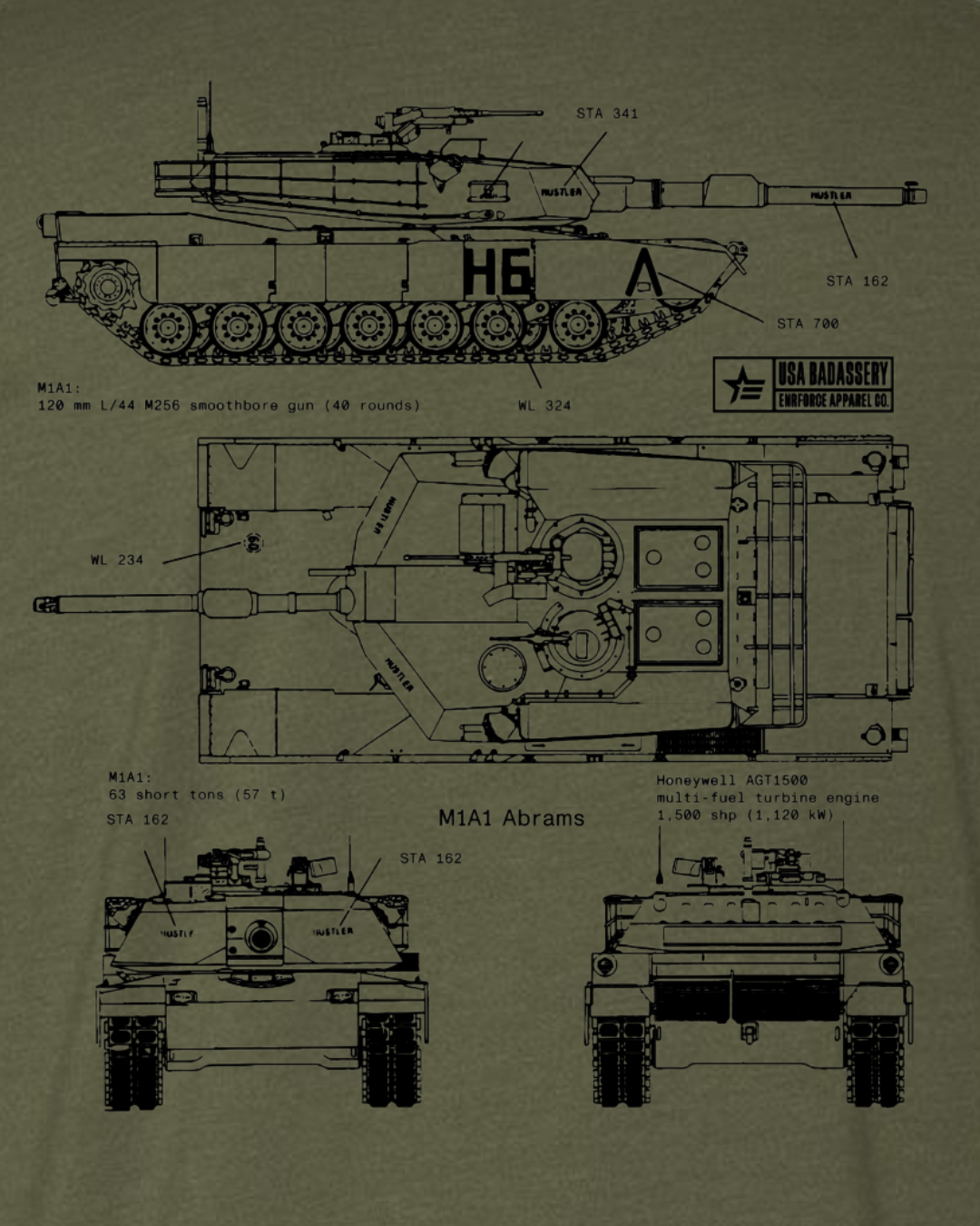 M1A1 Abrams Spec Tee