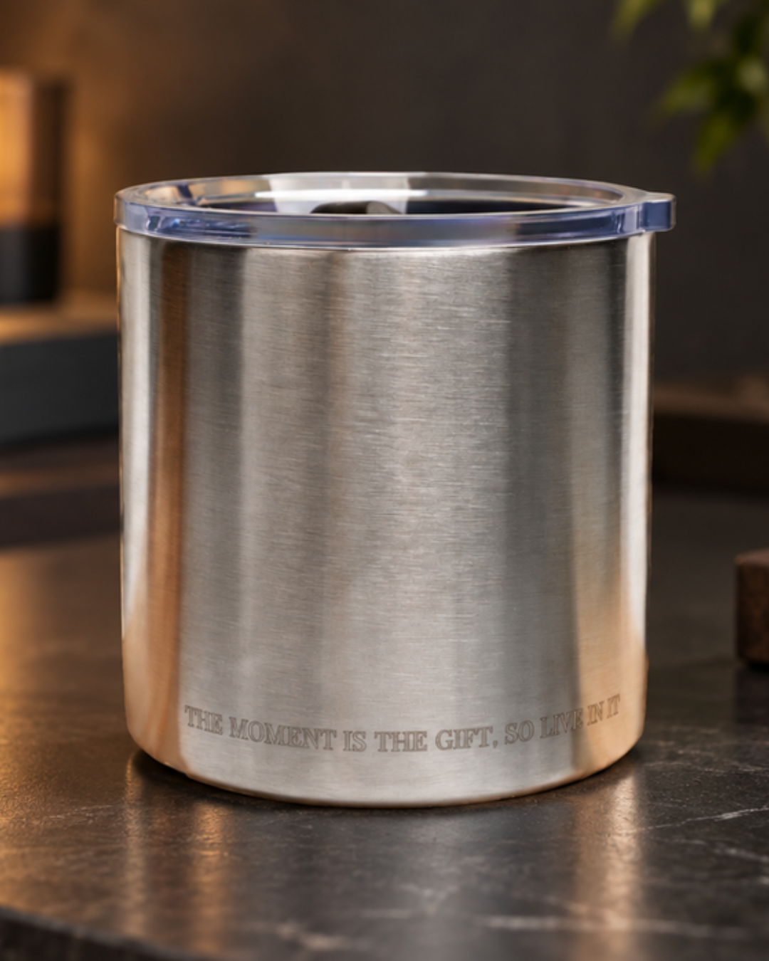 Stainless Steel Mugs - Gift Set