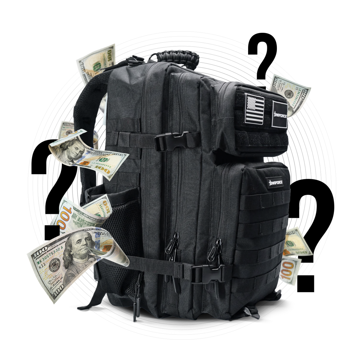 Mystery Cash Loaded Backpack