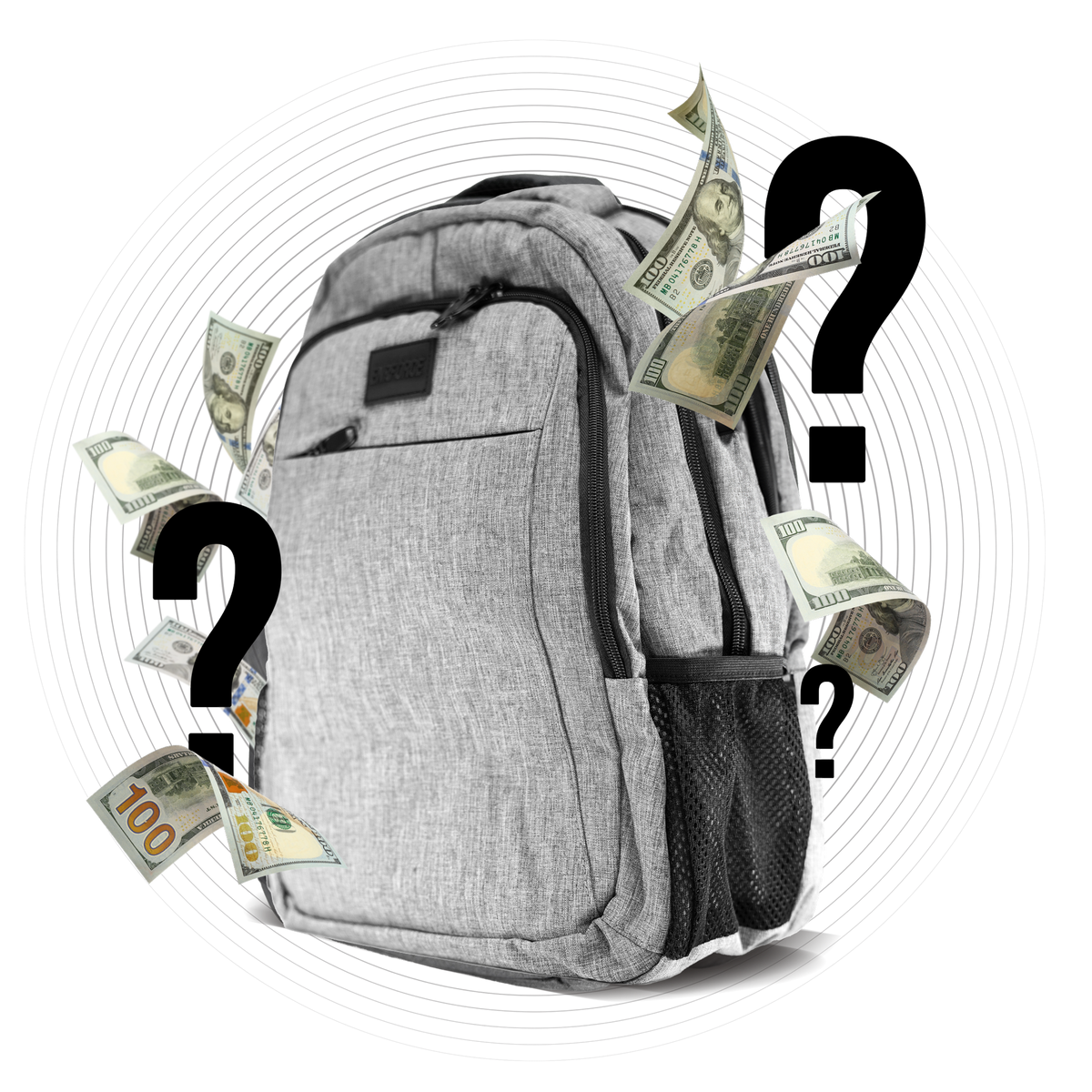 Mystery Cash Loaded Backpack