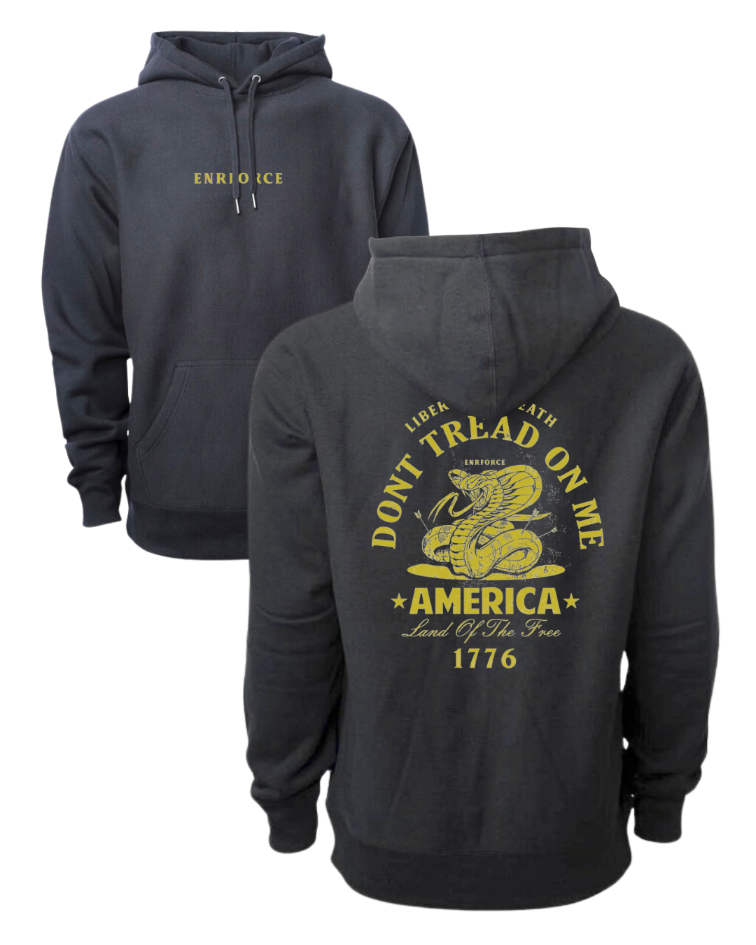 Super Heavyweight Don t Tread On Me Hoodie ENRFORCE