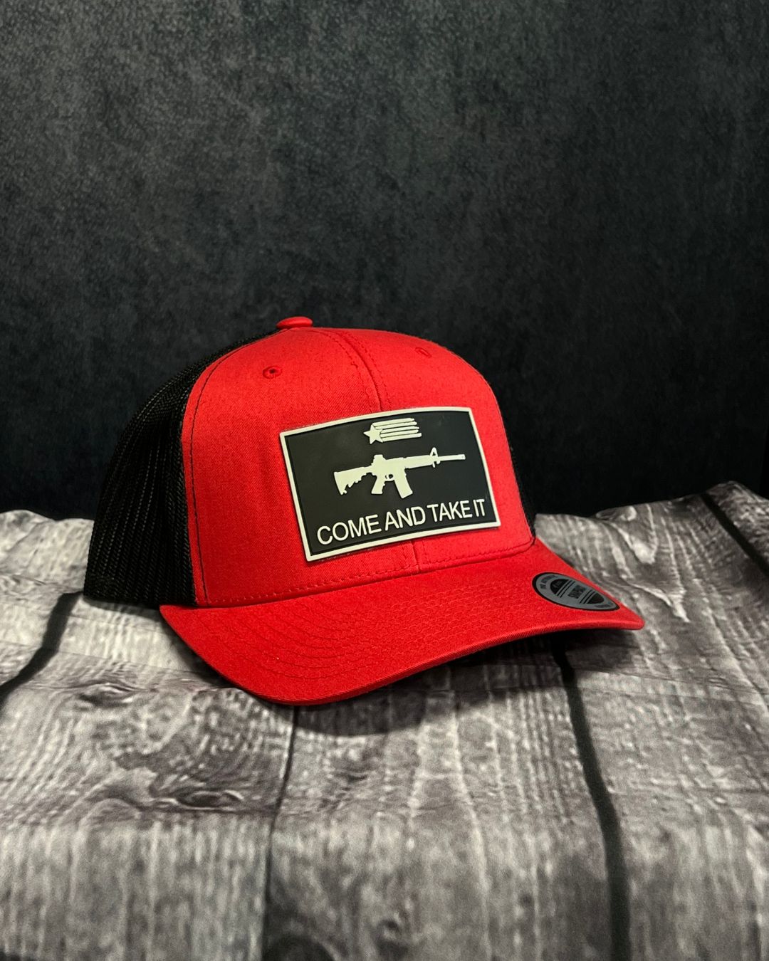 Red/Black - Come &amp; Take It Snapback Hat