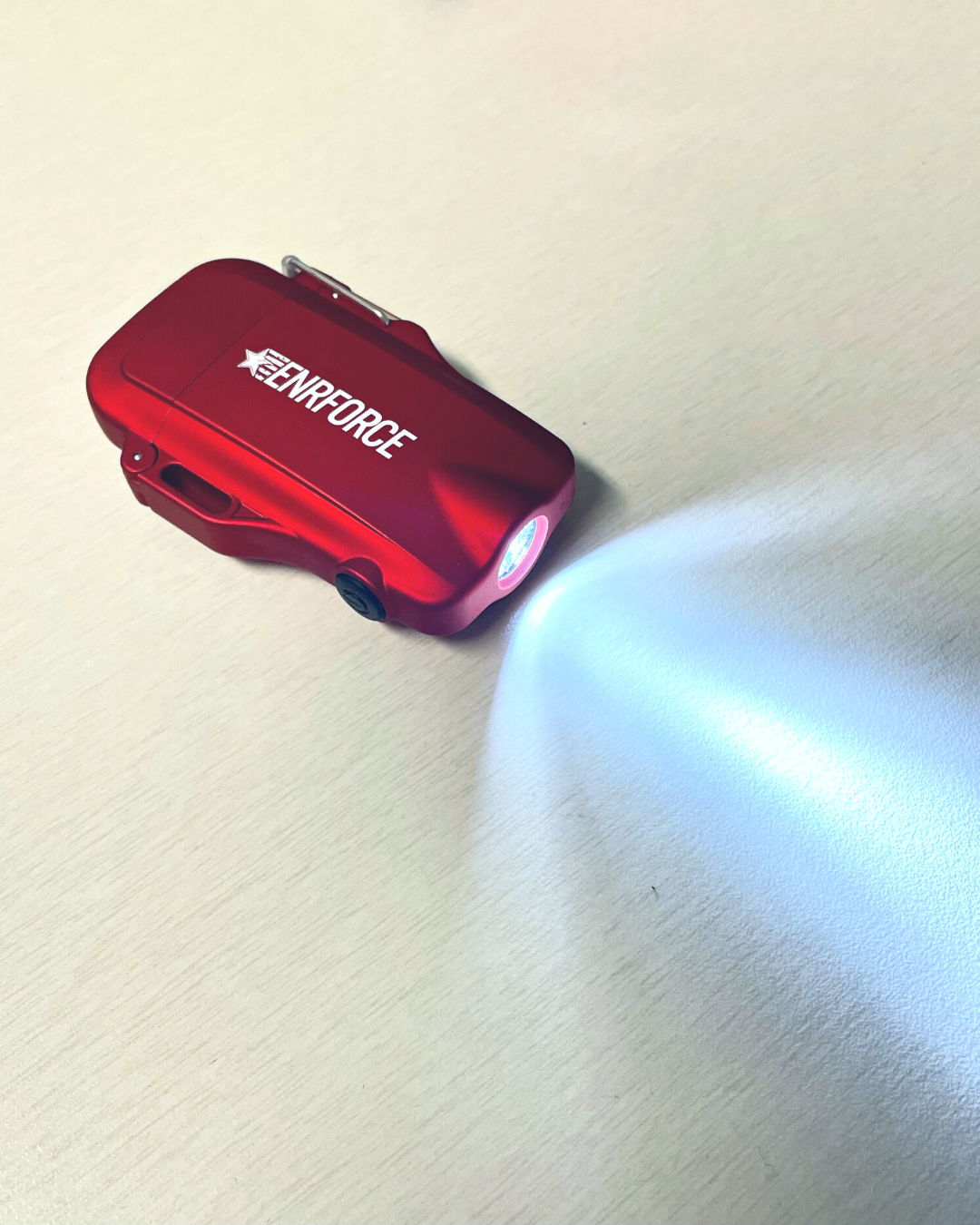Metallic Red Arc Lighter