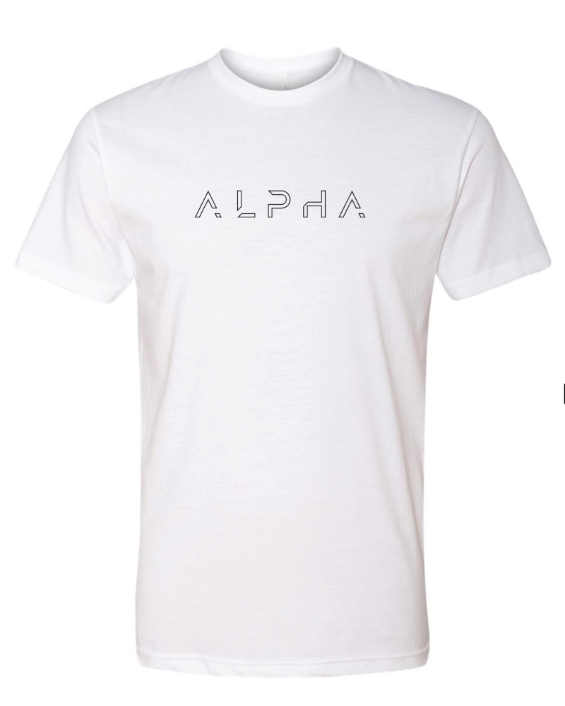 White Alpha - Tee (4948307771474)